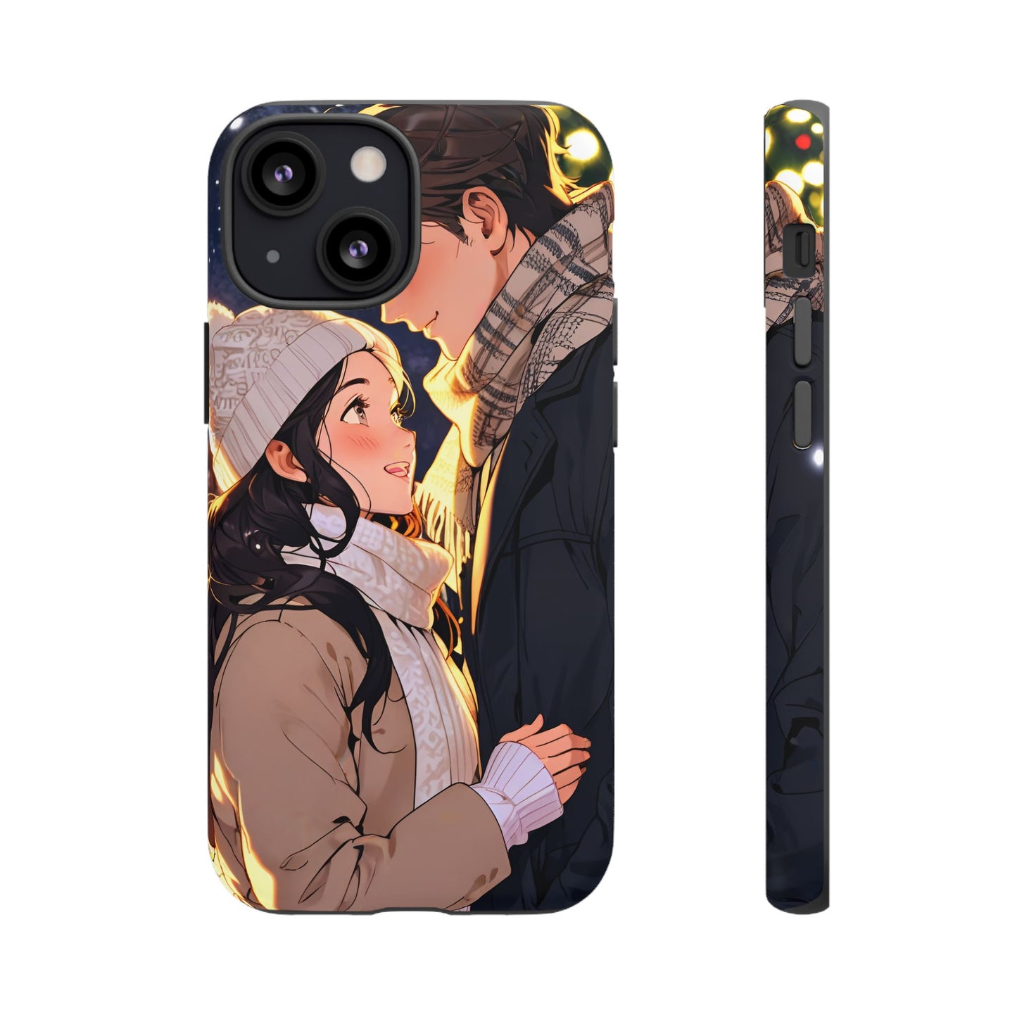 Trendy Custom Couple Phone Cover ( Tough Cases )