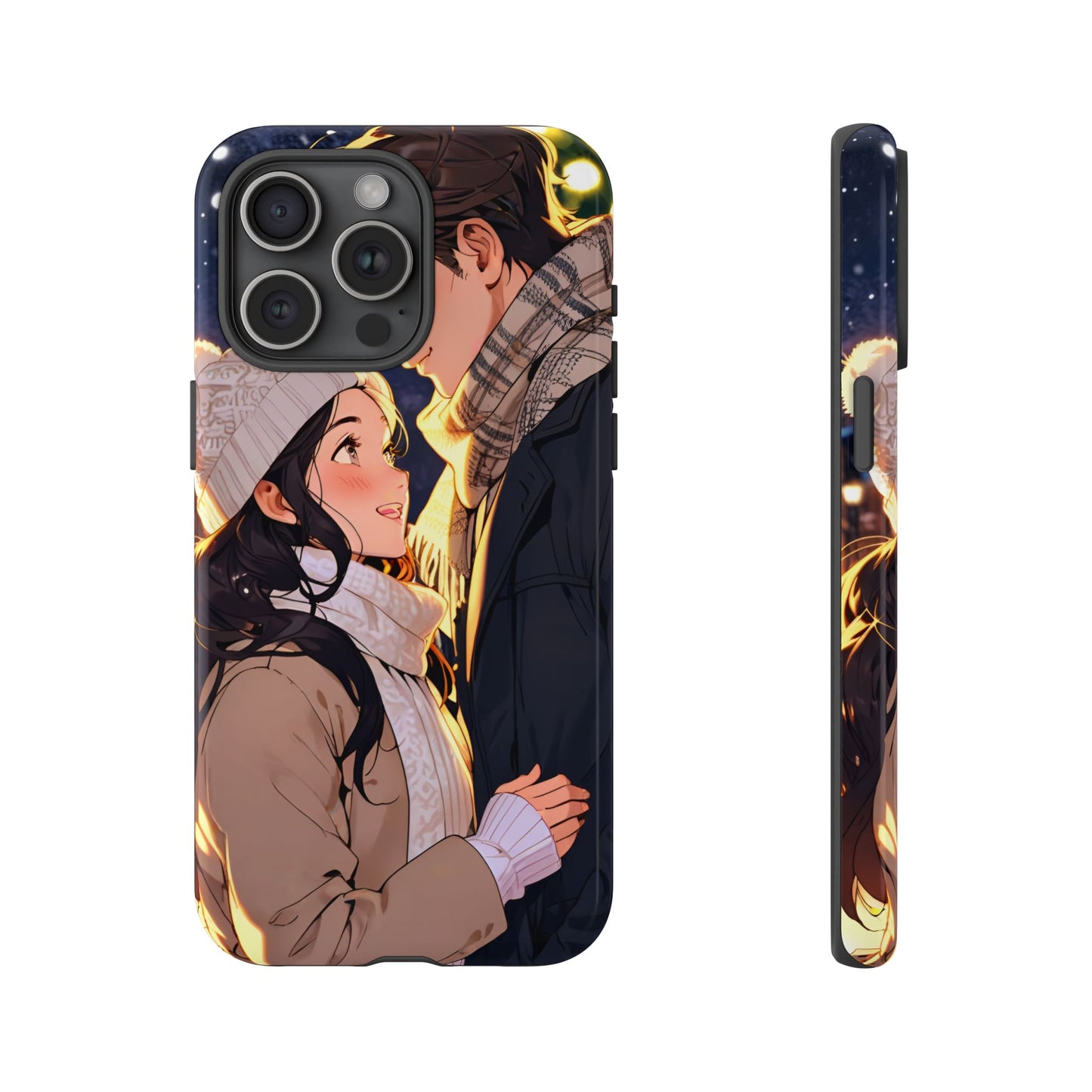 Trendy Custom Couple Phone Cover ( Tough Cases )