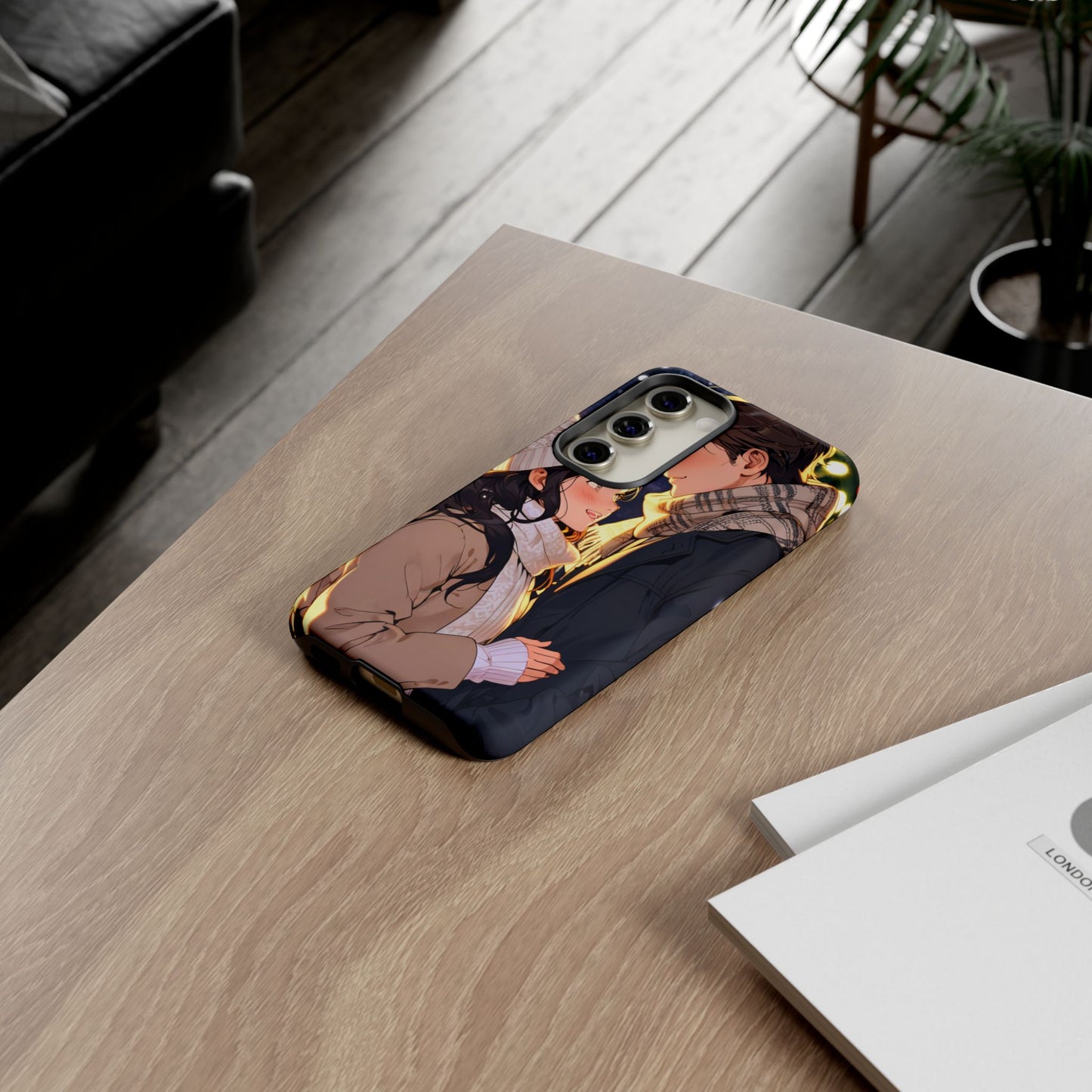 Trendy Custom Couple Phone Cover ( Tough Cases )