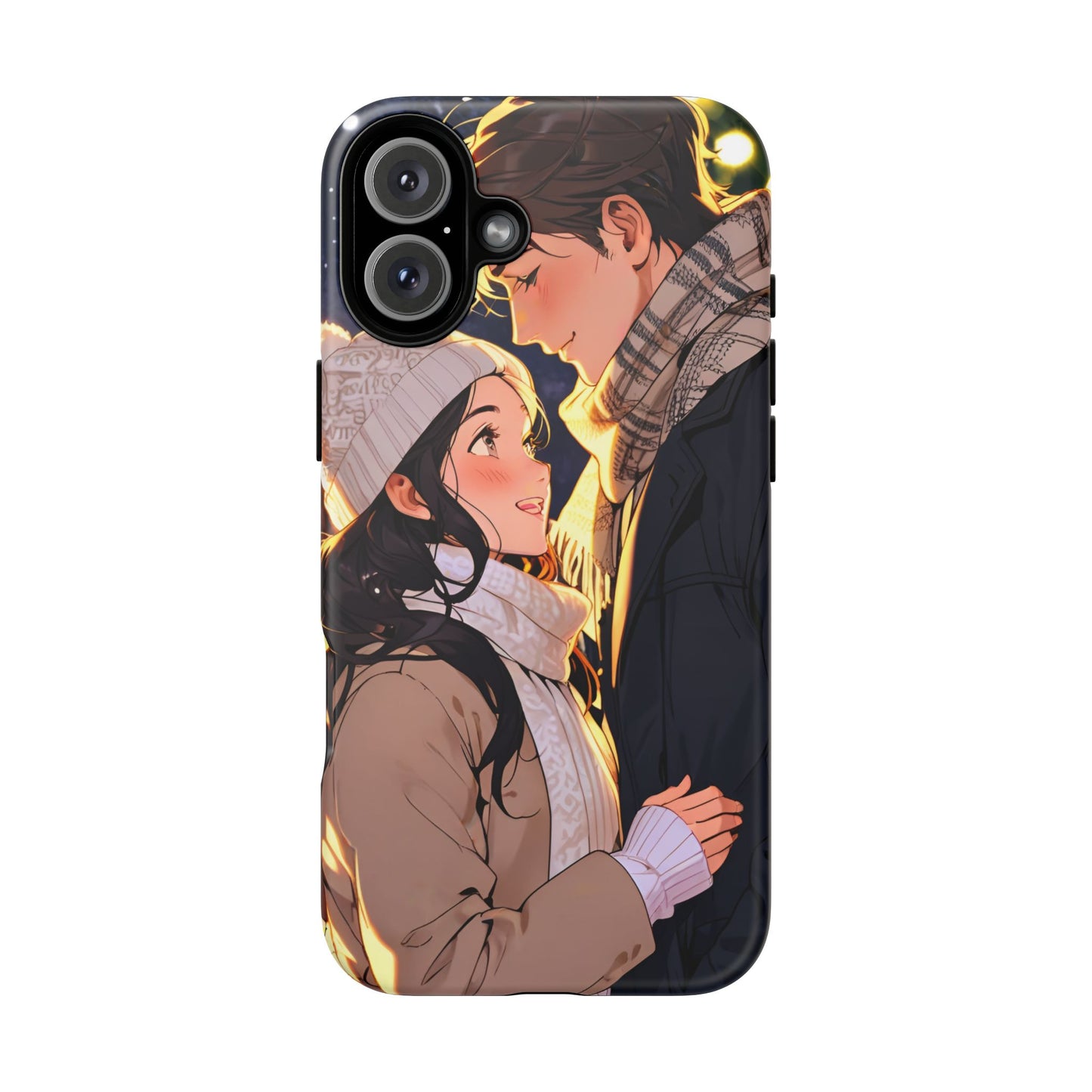 Trendy Custom Couple Phone Cover ( Tough Cases )