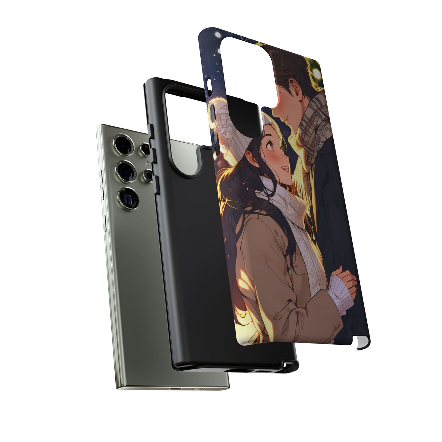 Trendy Custom Couple Phone Cover ( Tough Cases )