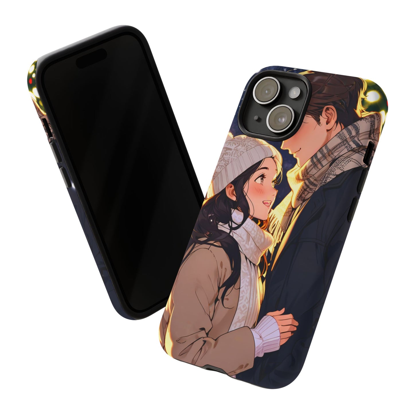 Trendy Custom Couple Phone Cover ( Tough Cases )