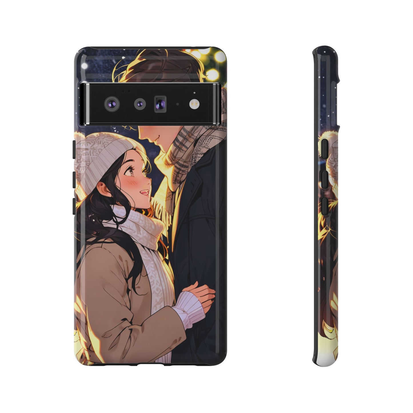 Trendy Custom Couple Phone Cover ( Tough Cases )