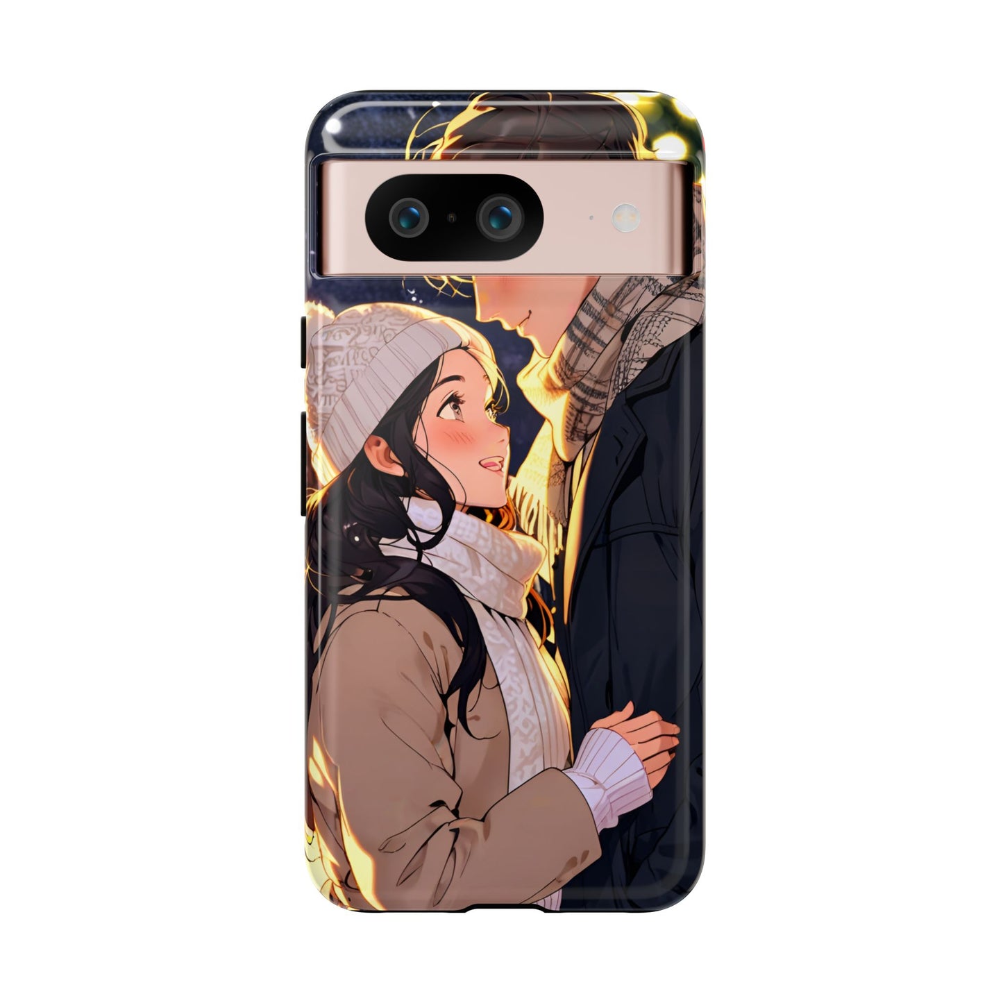 Trendy Custom Couple Phone Cover ( Tough Cases )