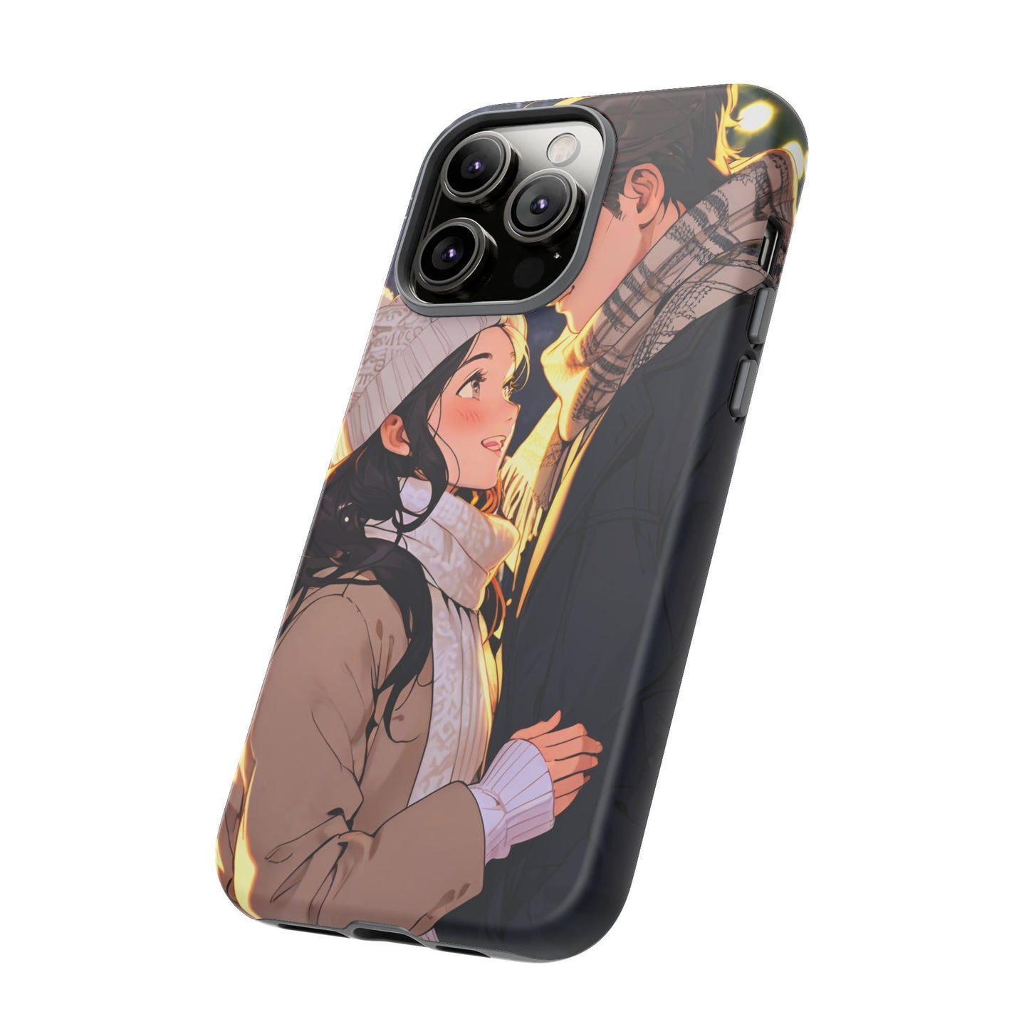 Trendy Custom Couple Phone Cover ( Tough Cases )