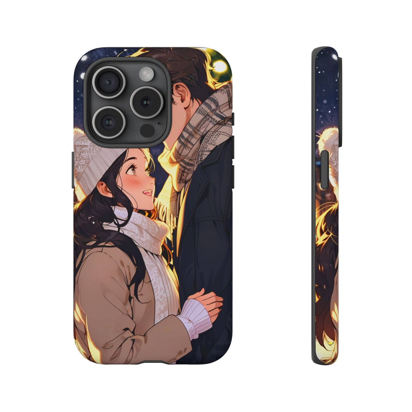 Trendy Custom Couple Phone Cover ( Tough Cases )