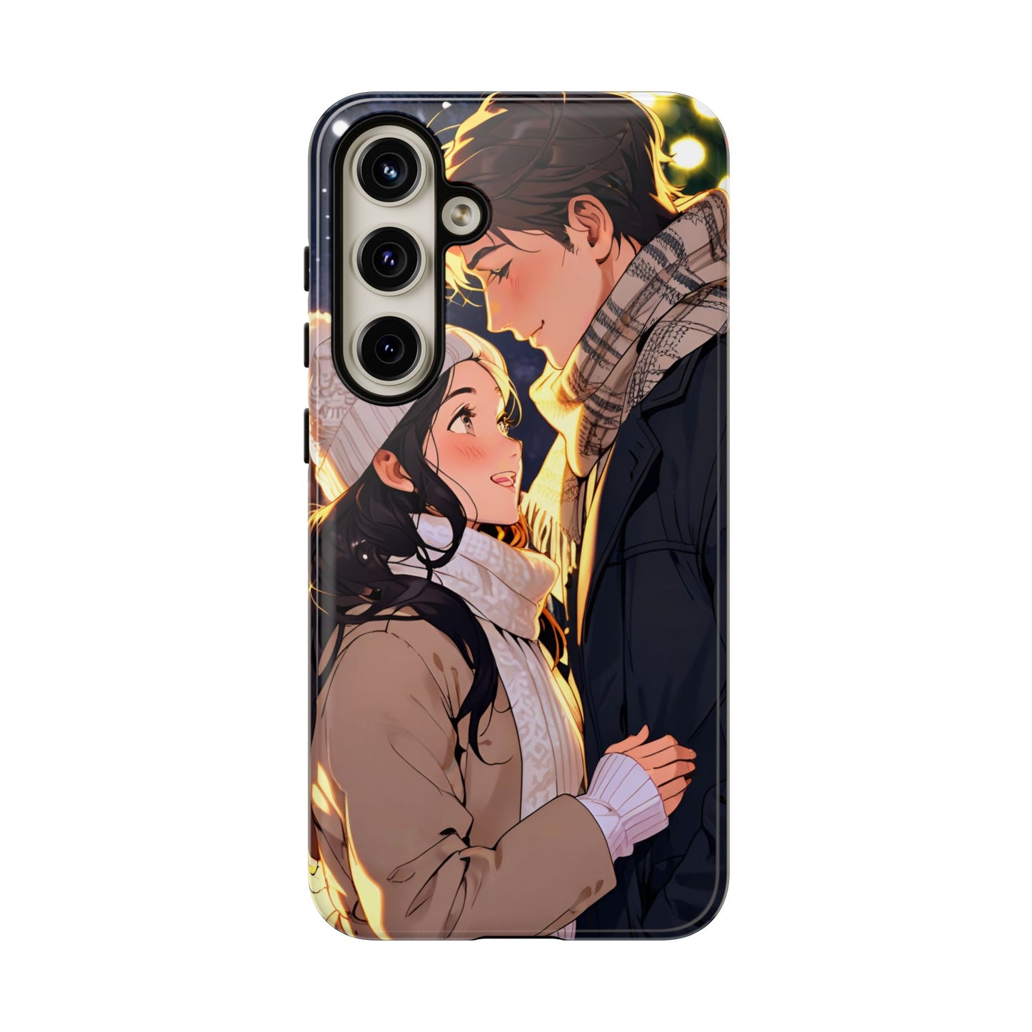 Trendy Custom Couple Phone Cover ( Tough Cases )