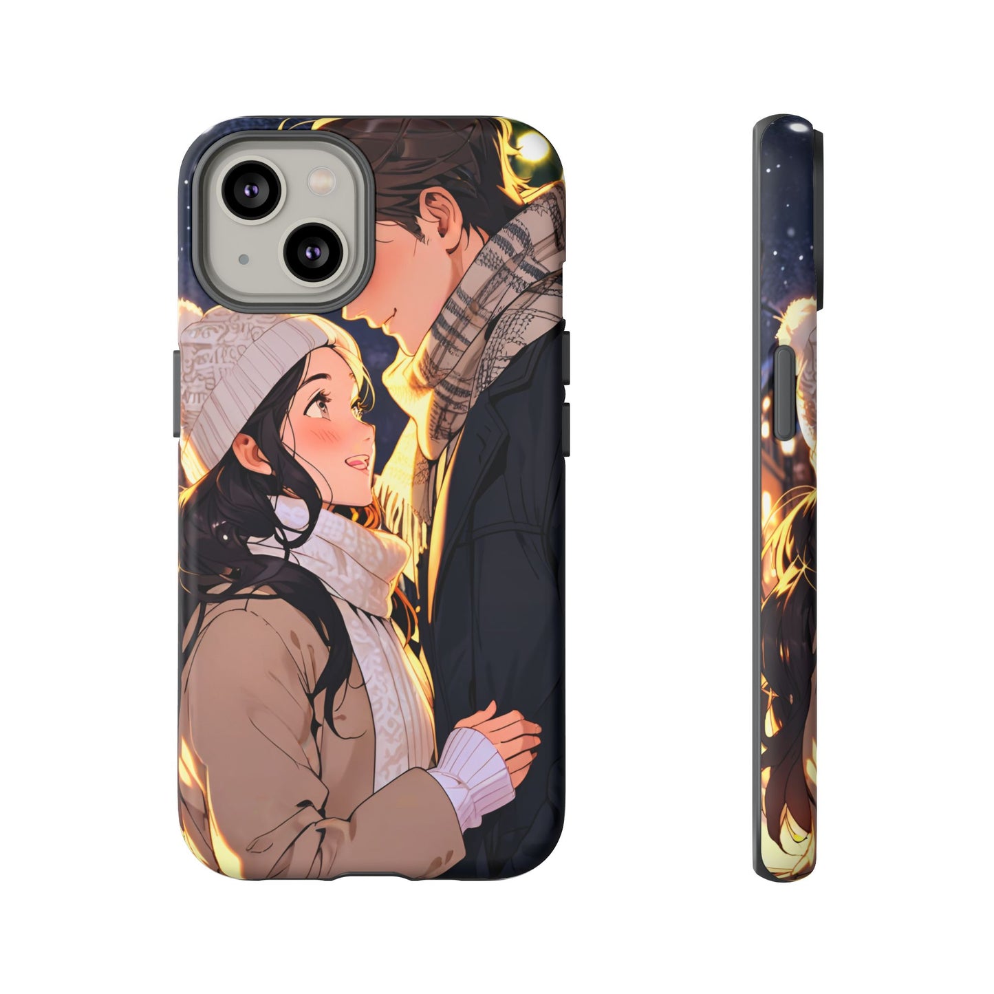 Trendy Custom Couple Phone Cover ( Tough Cases )