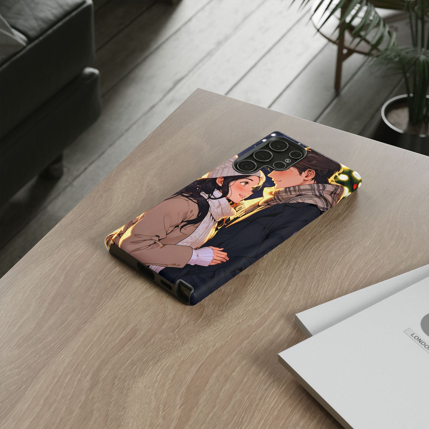 Trendy Custom Couple Phone Cover ( Tough Cases )