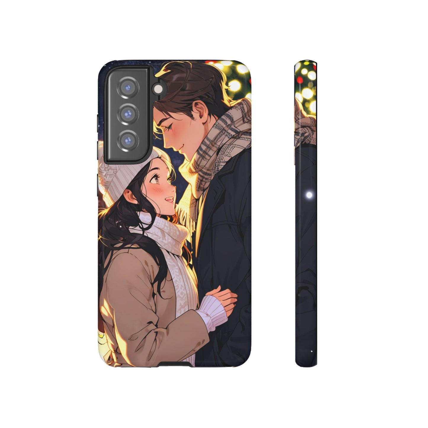 Trendy Custom Couple Phone Cover ( Tough Cases )