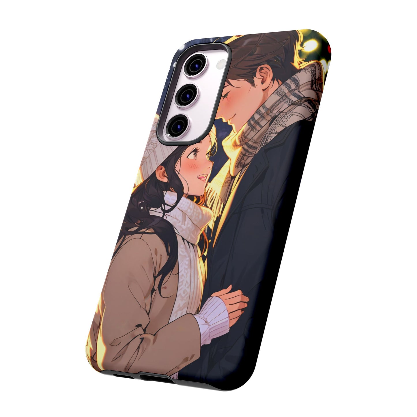 Trendy Custom Couple Phone Cover ( Tough Cases )