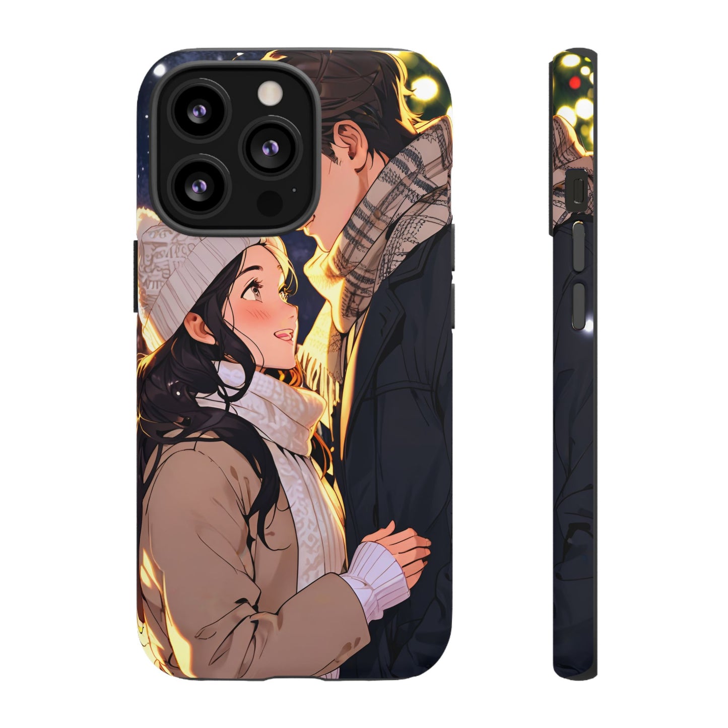 Trendy Custom Couple Phone Cover ( Tough Cases )