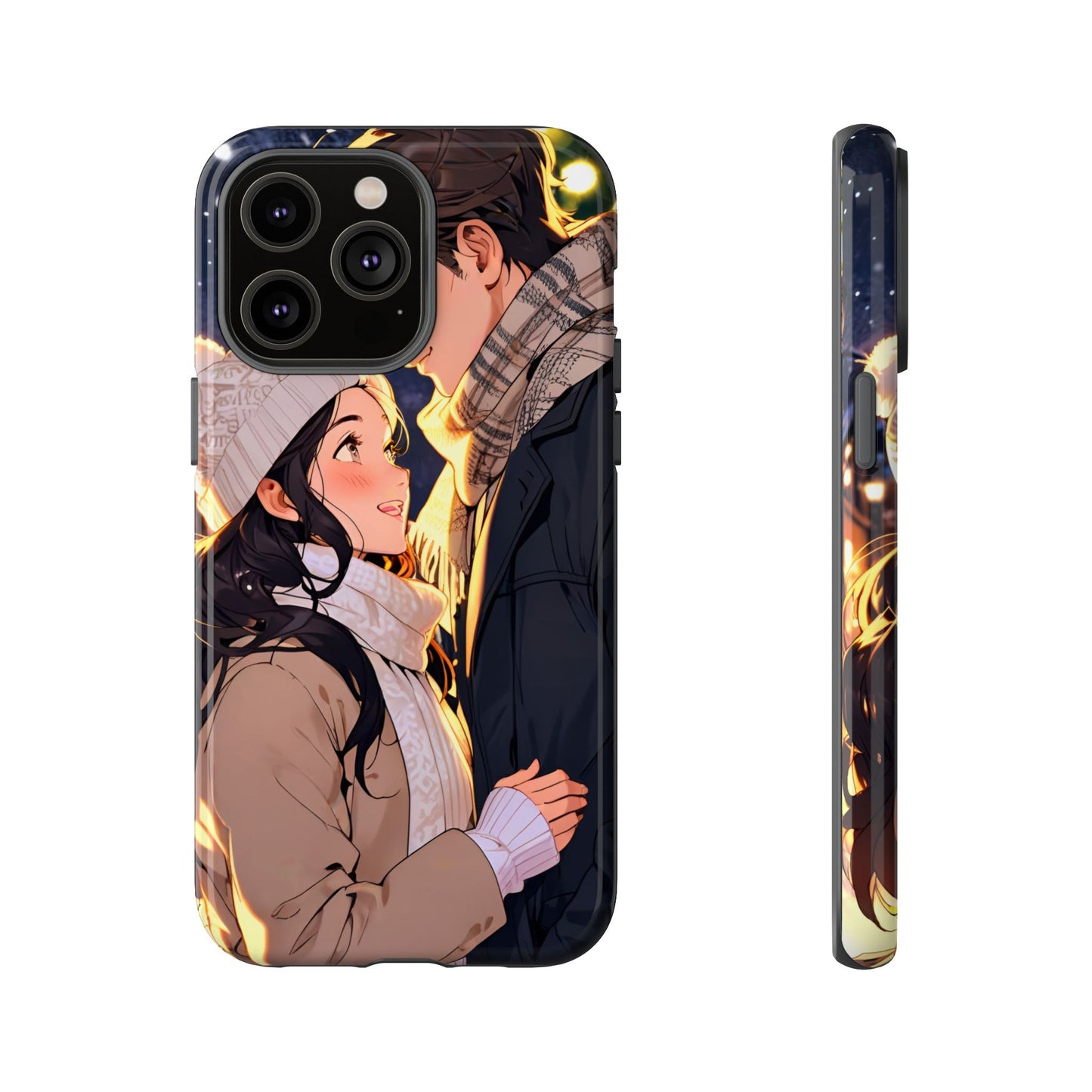 Trendy Custom Couple Phone Cover ( Tough Cases )