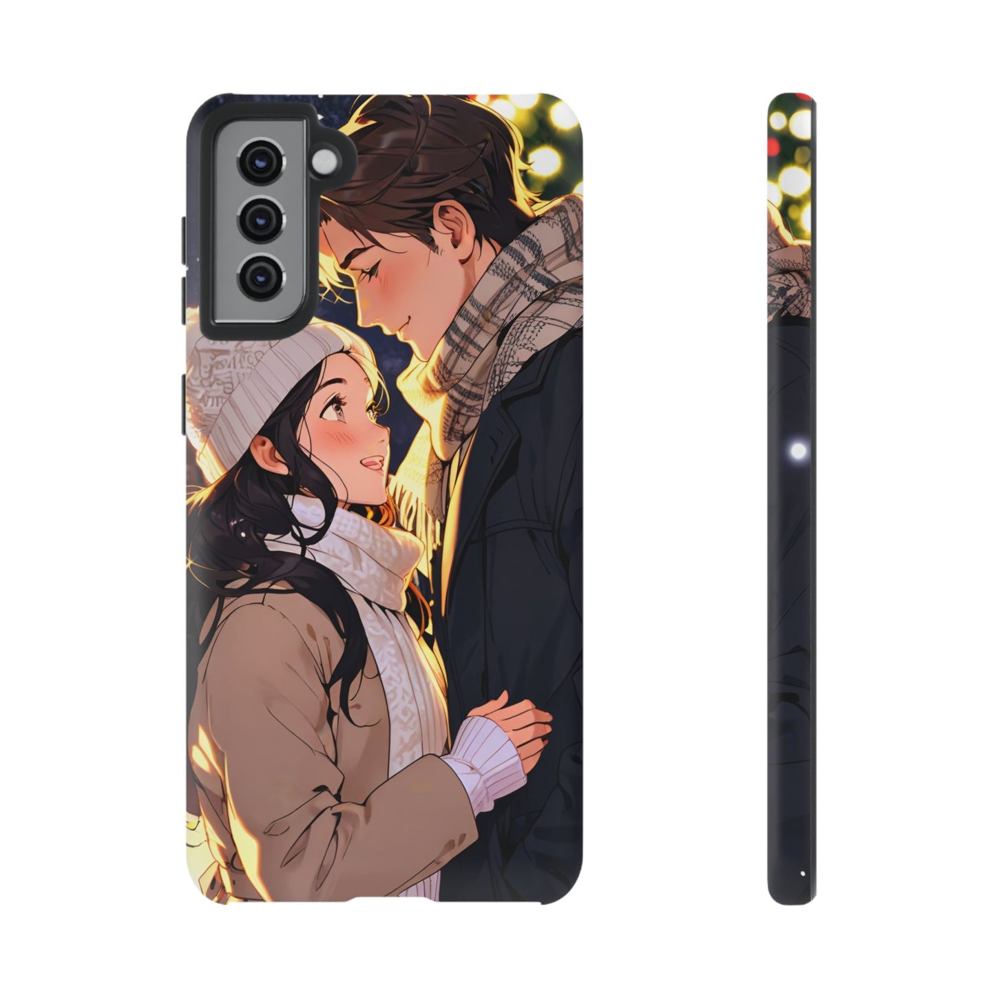 Trendy Custom Couple Phone Cover ( Tough Cases )