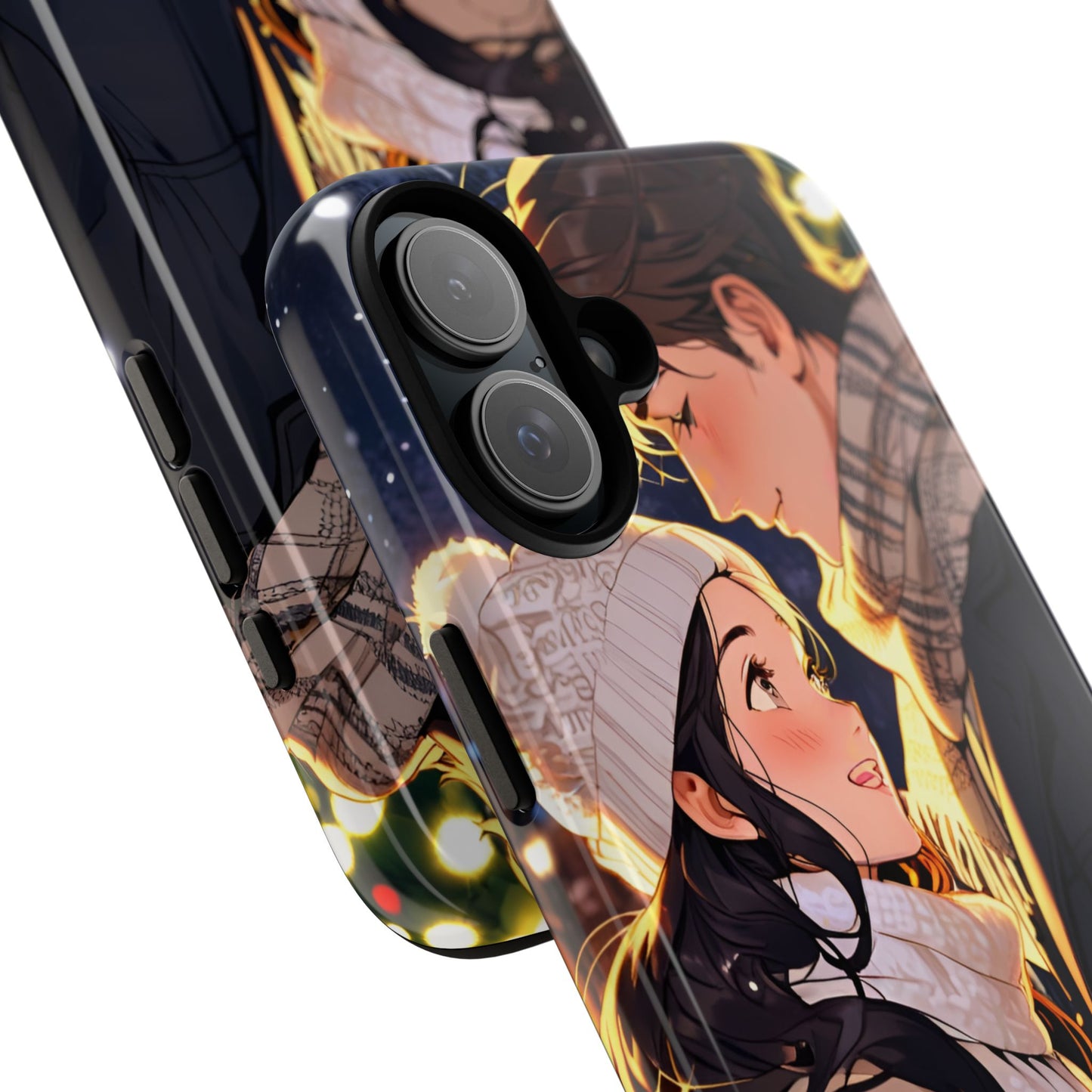 Trendy Custom Couple Phone Cover ( Tough Cases )