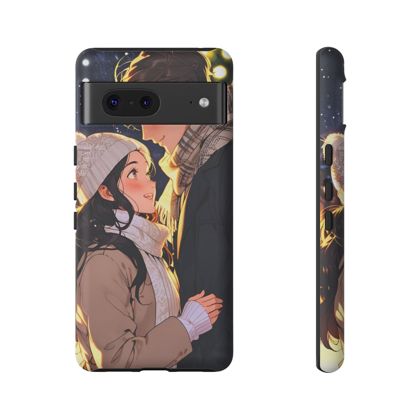 Trendy Custom Couple Phone Cover ( Tough Cases )