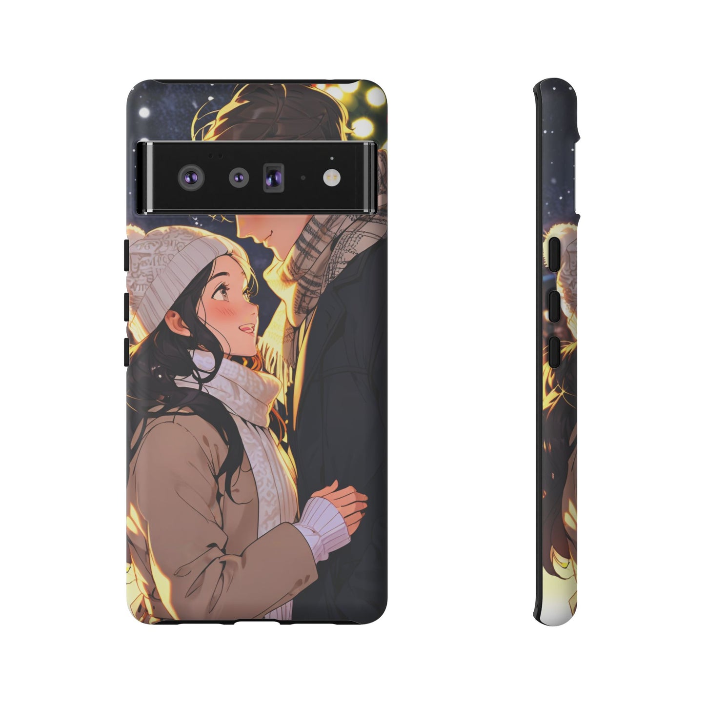 Trendy Custom Couple Phone Cover ( Tough Cases )