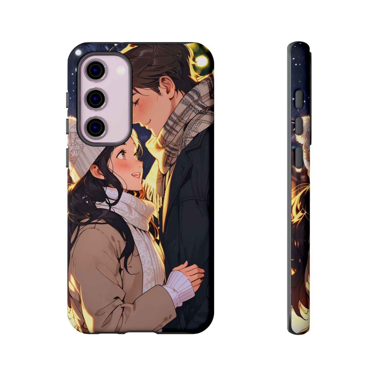 Trendy Custom Couple Phone Cover ( Tough Cases )