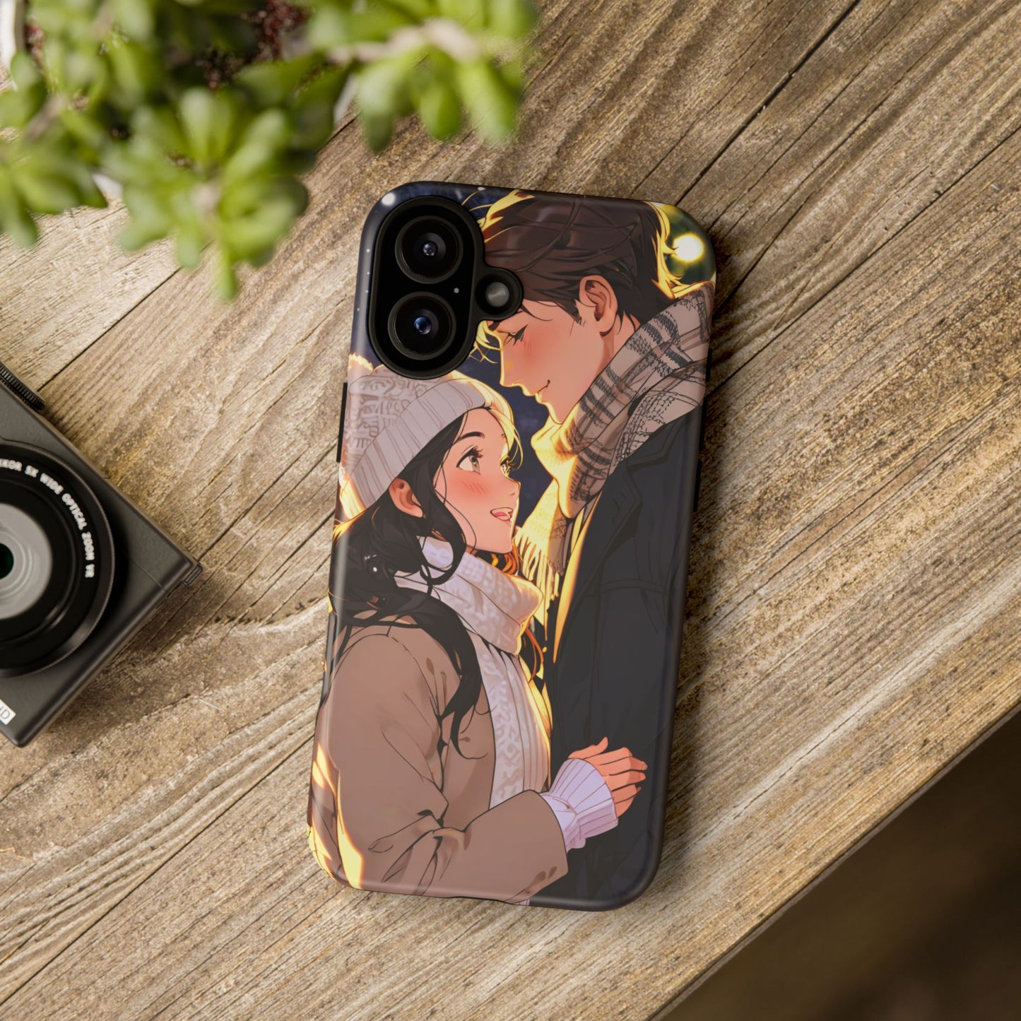 Trendy Custom Couple Phone Cover ( Tough Cases )