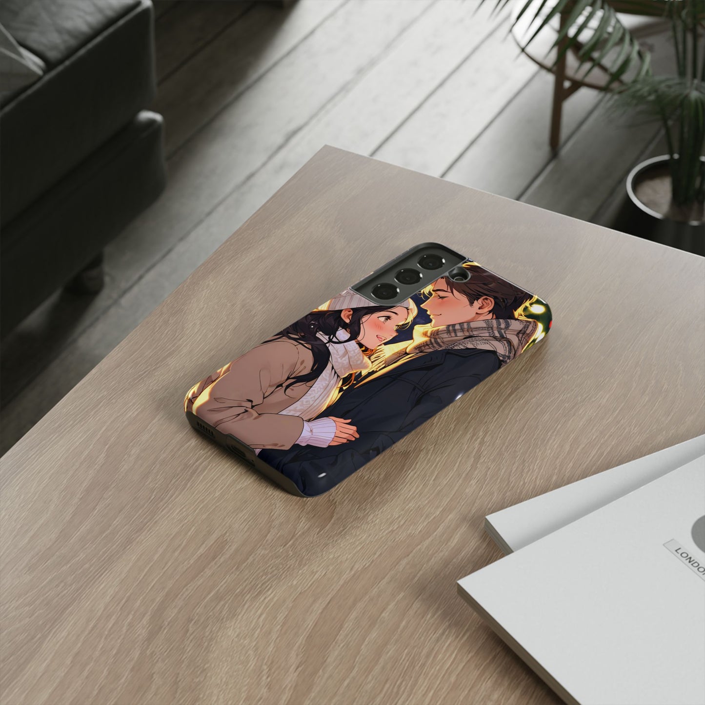 Trendy Custom Couple Phone Cover ( Tough Cases )