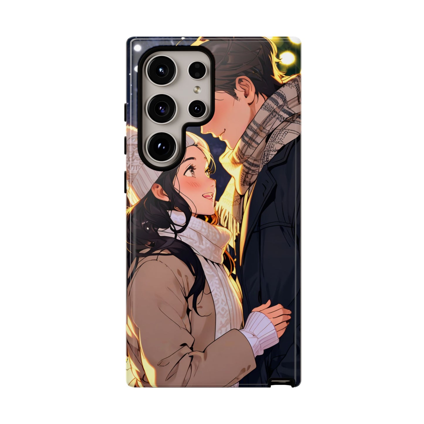 Trendy Custom Couple Phone Cover ( Tough Cases )