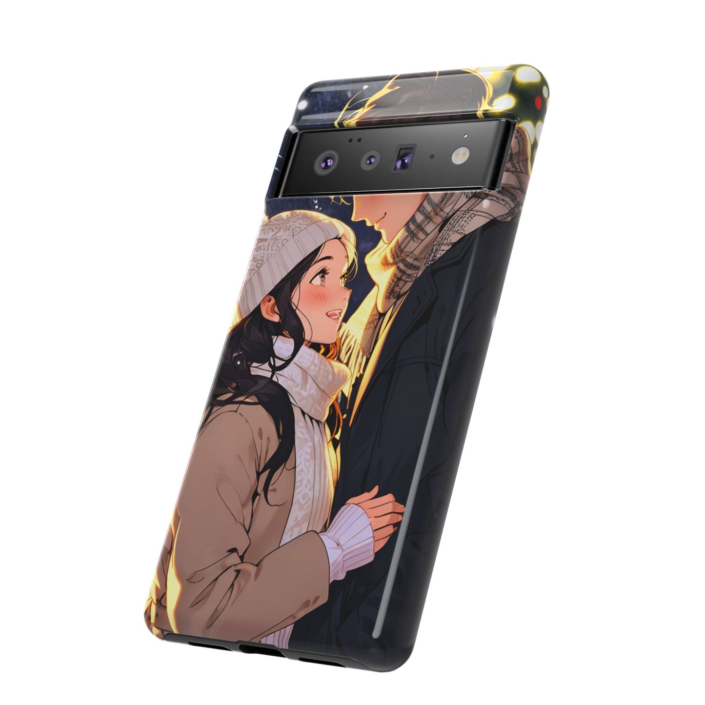 Trendy Custom Couple Phone Cover ( Tough Cases )