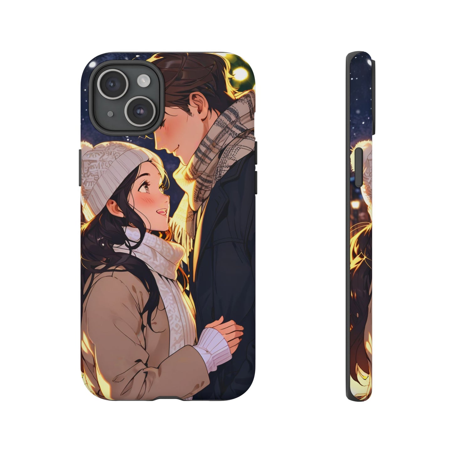 Trendy Custom Couple Phone Cover ( Tough Cases )